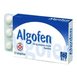 Algofen 200 Mg Ibuprofene 12 Compresse Rivestite - Farmaci per dolori muscolari e articolari - 023766025 - Sit Laboratorio Fa...