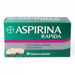 Bayer Aspirina Rapidad 500 Mg Compresse Masticabili - Farmaci per dolori muscolari e articolari - 004763379 - Aspirina - € 6,54