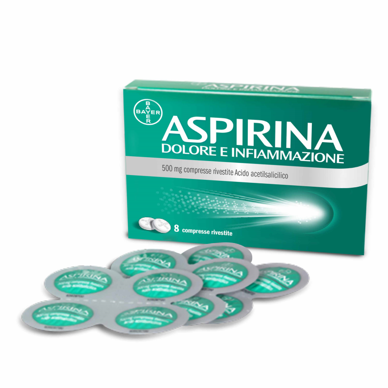 Bayer Aspirina Dolore E Infiammazione 500 Mg - Farmaci per dolori muscolari e articolari - 041962010 - Aspirina - € 4,11