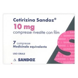 Cetirizina Sandoz 10 Mg Compresse Rivestite Con Film - Rimedi vari - 037629019 - Sandoz - € 5,18