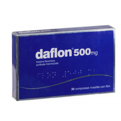 Daflon 500 Mg Insufficienza Venosa e Fragilità Capillare 30 Compresse Daflon - 1