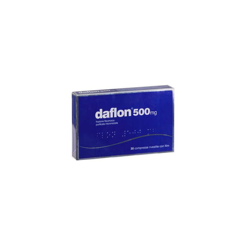 Daflon 500 Mg Insufficienza Venosa e Fragilità Capillare 30 Compresse Daflon - 1