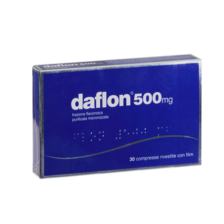 Daflon 500 Mg Insufficienza Venosa e Fragilità Capillare 30 Compresse - Farmaci per gambe pesanti e microcircolo - 037738097 ...