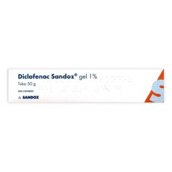 Diclofenac Sandoz Gel 1% Per Dolori Articolari 50 G - Farmaci per dolori muscolari e articolari - 034040016 - Sandoz - € 5,00