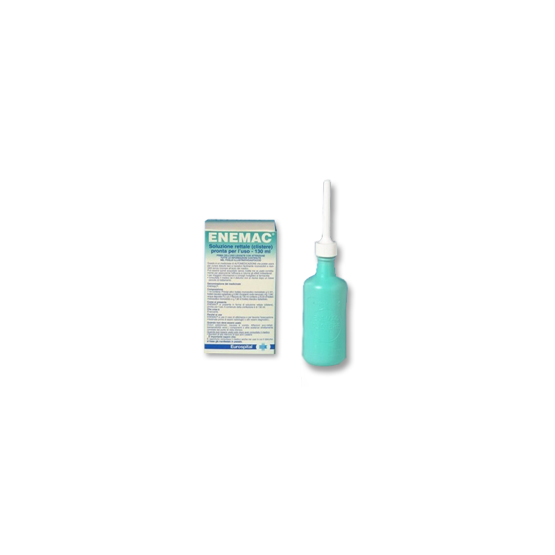 Eurospital Enemac 16,1g/100ml+6g/100ml Soluzione Rettale - Farmaci per stitichezza e lassativi - 015937016 - Eurospital - € 2,41