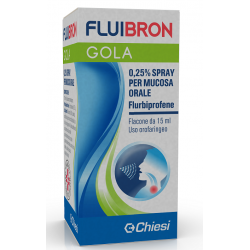 Fluibron Gola 0,25% Infiammazione Del Cavo Orofaringeo 15 Ml - Farmaci per mal di gola - 042000024 - Fluibron - € 6,22