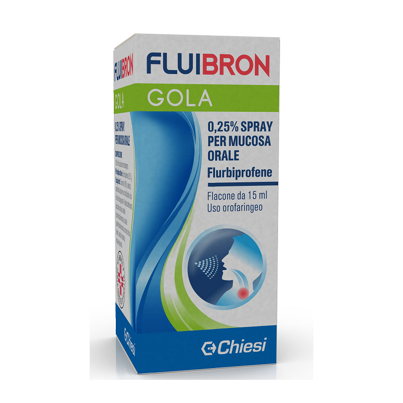 Fluibron Gola 0,25% Infiammazione Del Cavo Orofaringeo 15 Ml - Farmaci per mal di gola - 042000024 - Fluibron - € 5,99