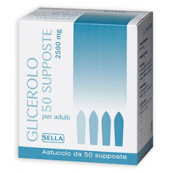 Glicerolo Sella Supposte 2500mg - 50 Supposte - Farmaci per stitichezza e lassativi - 029797127 - Sella - € 6,67