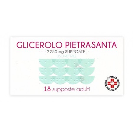 Pietrasanta Pharma Glicerolo Pietrasanta Adulti 2250 Mg Supposte - Farmaci per stitichezza e lassativi - 030914028 - Pietrasa...