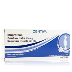 Ibuprofene Zentiva Italia 200 Mg Compresse Rivestite Con Film - Farmaci per dolori muscolari e articolari - 042324032 - Zenti...