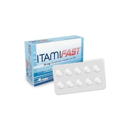 Fidia Farmaceutici Itamifast 25 Mg Compresse Rivestite Con Film - Farmaci per mal di denti - 041736012 - Fidia Farmaceutici -...