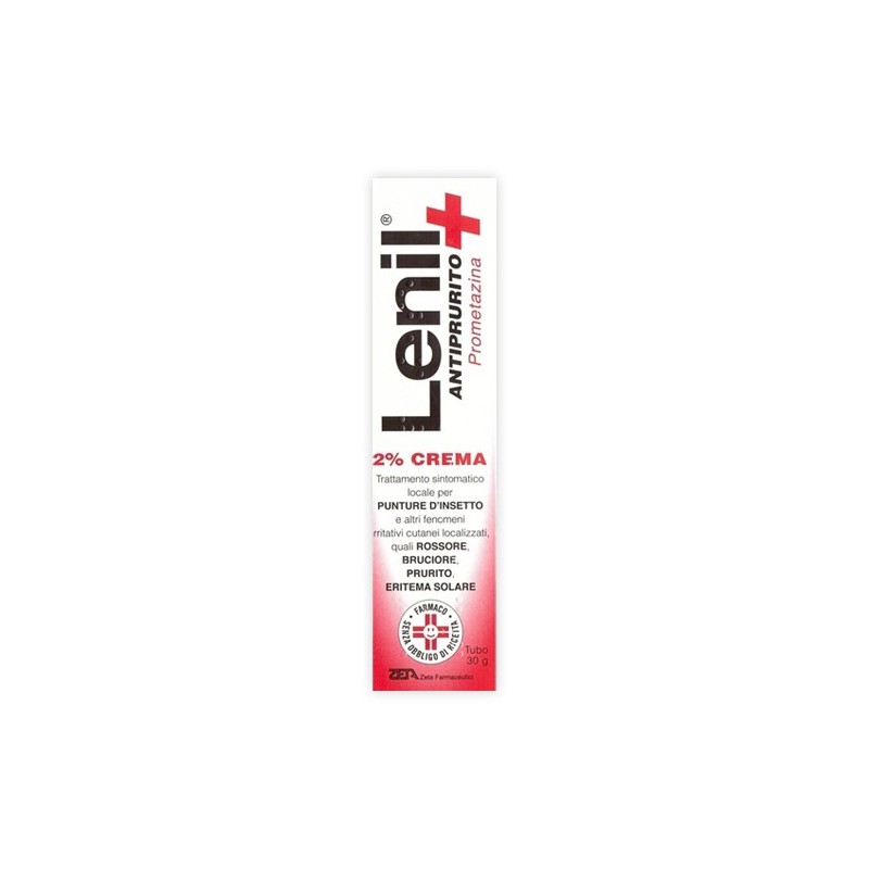 Lenil Antiprurito 2% Crema Per Punture D'Insetto 30G - Farmaci per punture di insetti e scottature - 031355011 - Zeta Farmace...