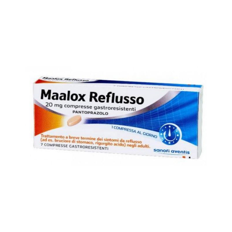Sanofi Maalox Reflusso 20 Mg Compresse Gastroresistenti - Integratori per il reflusso gastroesofageo - 041056019 - Maalox - €...
