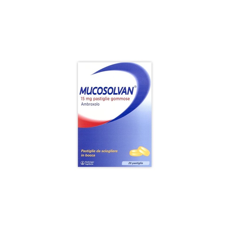Mucosolvan per Affezioni Broncopolmonari 20 Pastiglie Gommose - Farmaci per tosse secca e grassa - 024428195 - Mucosolvan - €...
