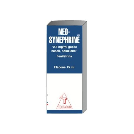 Teofarma Neo–synephrine 2,5 Mg/ml Gocce Nasali, Soluzione Teofarma - 1 Teofarma Neo–synephrine 2,5 Mg/ml Gocce Nasali, Soluzione Teofarma - 1