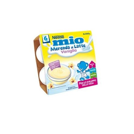Nestle' It. Mio Merenda Vaniglia 4 X 100 G - Alimentazione e integratori - 931427405 - Mio - € 3,32