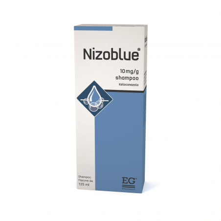 EG Nizoblue 10 Mg/g Shampoo Anti-Forfora e Contro il Prurito 125 Ml - Farmaci per micosi e verruche - 029009014 - Eg - € 14,48