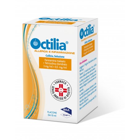 Octilia Allergia E Infiammazione 3 Mg/ml+0,5 Mg/ml Collirio 1 Flacone - Gocce oculari - 043903020 - Ibsa Farmaceutici - € 4,88