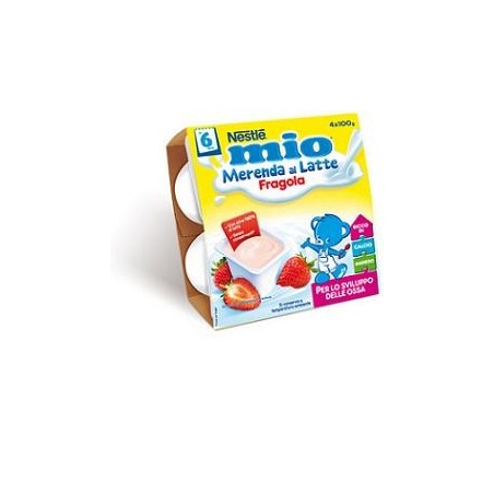 Nestle' It. Mio Merenda Fragola 4 X 100 G - Alimentazione e integratori - 931773713 - Mio - € 3,32