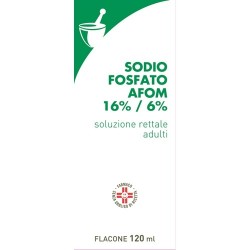 Aeffe Farmaceutici Sodio Fosfato Afom 16% / 6% Soluzione Rettale - Farmaci per stitichezza e lassativi - 029910015 - Aeffe Fa...