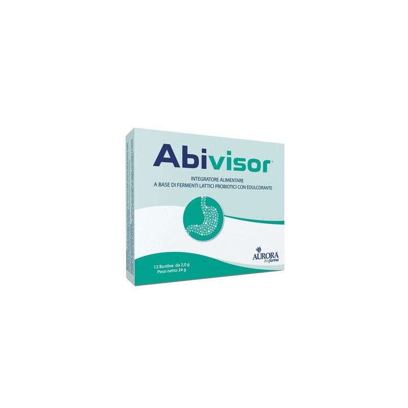 Aurora Biofarma Abivisor 12 Bustine Da 2 G - Integratori di fermenti lattici - 975255439 - Aurora Biofarma - € 20,48