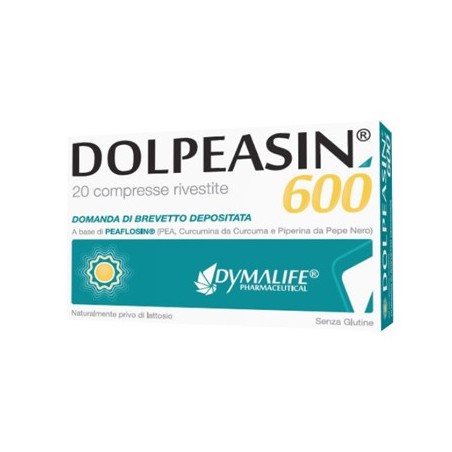 Dymalife Pharmaceutical Dolpeasin 600 20 Compresse Rivestite - Integratori - 942968088 - Dymalife Pharmaceutical - € 26,60