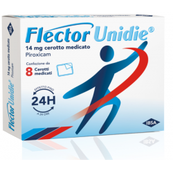 Flector Unidie 14 Mg Cerotto Medicato 8 Cerotti - Farmaci per dolori muscolari e articolari - 038354027 - Ibsa - € 22,90