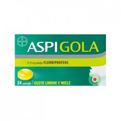Aspi Gola 8,75 Mg Pastiglie Gusto Limone E Miele 24 Pastiglie - Farmaci per mal di gola - 041513045 - Bayer - € 10,22