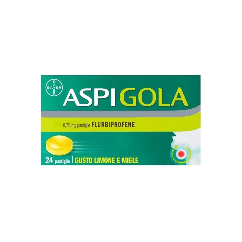 Aspi Gola 8,75 Mg Pastiglie Gusto Limone E Miele 24 Pastiglie - Farmaci per mal di gola - 041513045 - Bayer - € 7,10