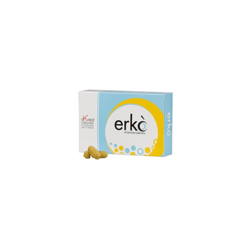 Rikrea Erko' 30 Compresse - Integratori per il cuore e colesterolo - 925604466 - Rikrea - € 19,19