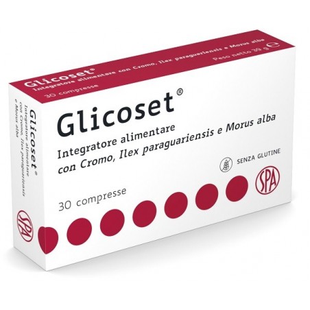 Glicoset Integratore Per il Metabolismo Dei Carboidrati 30 Compresse - Integratori per dimagrire ed accelerare metabolismo - ...