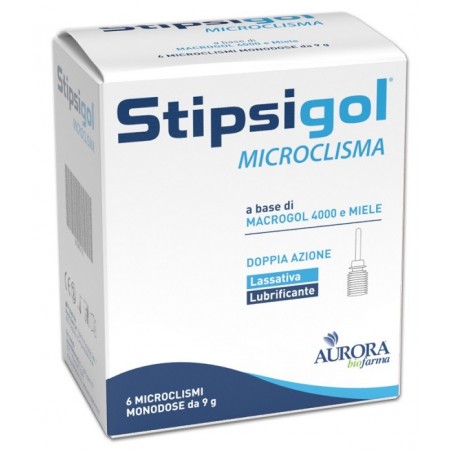 Aurora Biofarma Stipsigol Microclisma 6 X 9 G - Colon irritabile - 978963116 - Aurora Biofarma - € 11,97