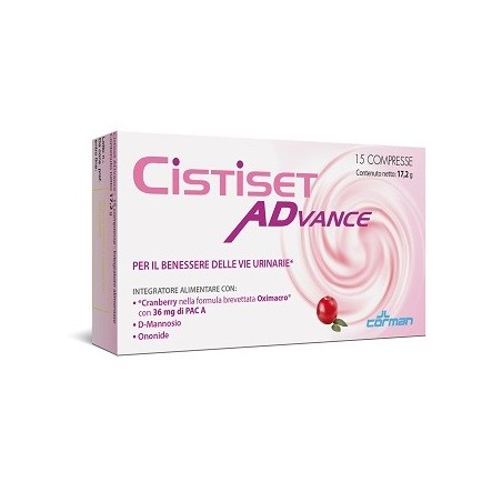 Corman Cistiset Advance 15 Compresse - Integratori per cistite - 971980735 - Corman - € 12,96