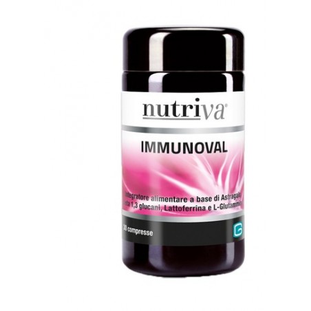 Nutriva Immunoval Integratore Per Il Sistema Immunitario 30 Compresse - Integratori per difese immunitarie - 923508055 - Nutr...