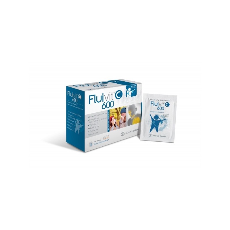 Farmac-zabban Fluivit C 600 14 Bustine Farmac-Zabban - 1