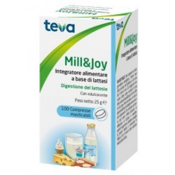 Mill&Joy Teva Digestione Lattosio Veloce 100 compresse masticabili Teva Italia - 1