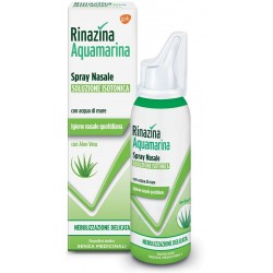 Rinazina Aquamarina Soluzione Isotonica in Spray con Aloe 100 Ml - Soluzioni Isotoniche - 977675596 - Rinazina - € 11,00