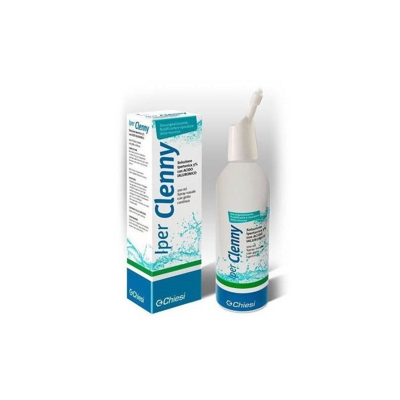 Chiesi Farmaceutici Iper Clenny Spray Nasale Erogazione Continua Soluzione Ipertonica Con Acido Ialuronico 100 Ml - Soluzioni...