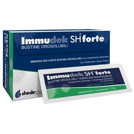 Shedir Pharma Unipersonale Immudek Sh Forte 16 Bustine Orosolubili - Integratori per difese immunitarie - 933933424 - Shedir ...