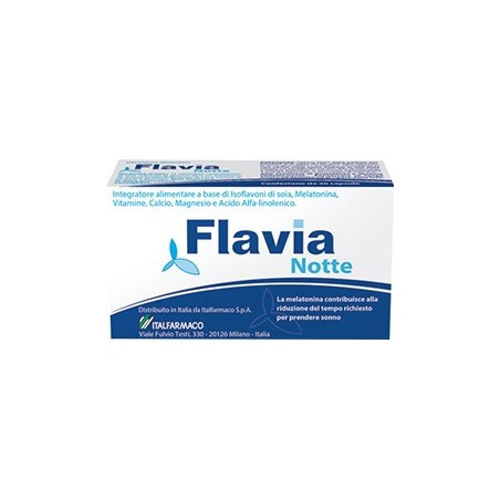 Italfarmaco Flavia Notte 30 Capsule Molli - Integratori per umore, anti stress e sonno - 971550886 - Italfarmaco - € 25,27