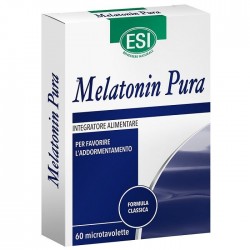 Esi Melatonin Pura Integratore Per Favorire il Sonno 60 Microtavolette - Integratori per dormire - 924846494 - Esi - € 6,58