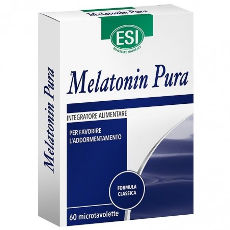 Esi Melatonin Pura Integratore Per Favorire il Sonno 60 Microtavolette - Integratori per dormire - 924846494 - Esi - € 6,61