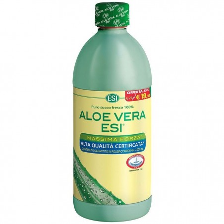 Esi Aloe Vera Succo Massima Forza 1000 Ml - Integratori - 902226568 - Esi - € 13,53