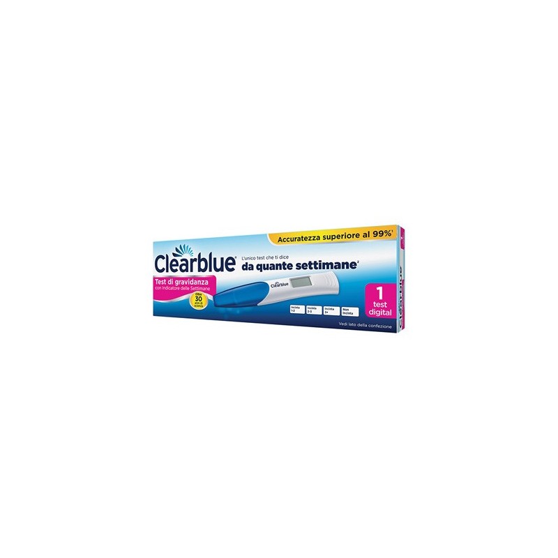 Clearblue Test Di Gravidanza Con Indicatore Della Settimana 1 Test - Test di gravidanza - 913228096 - Clearblue - € 7,45