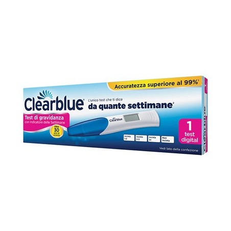Clearblue Test Di Gravidanza Con Indicatore Della Settimana 1 Test - Test di gravidanza - 913228096 - Clearblue - € 7,45