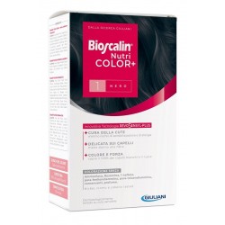 Bioscalin Nutricolor Plus 1 Nero Crema Colorante 40 Ml + Rivelatore - Tinte e colorazioni per capelli - 981113943 - Bioscalin...