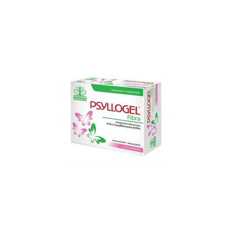 Psyllogel Fibra Fragola 20 Bustine - Integratori per regolarità intestinale e stitichezza - 909748675 - Psyllogel - € 9,40