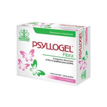 Psyllogel Fibra Fragola 20 Bustine - Integratori per regolarità intestinale e stitichezza - 909748675 - Psyllogel - € 9,40