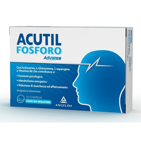 Acutil Fosforo Advance 50 Compresse - Integratori per concentrazione e memoria - 930605264 - Acutil - € 15,75