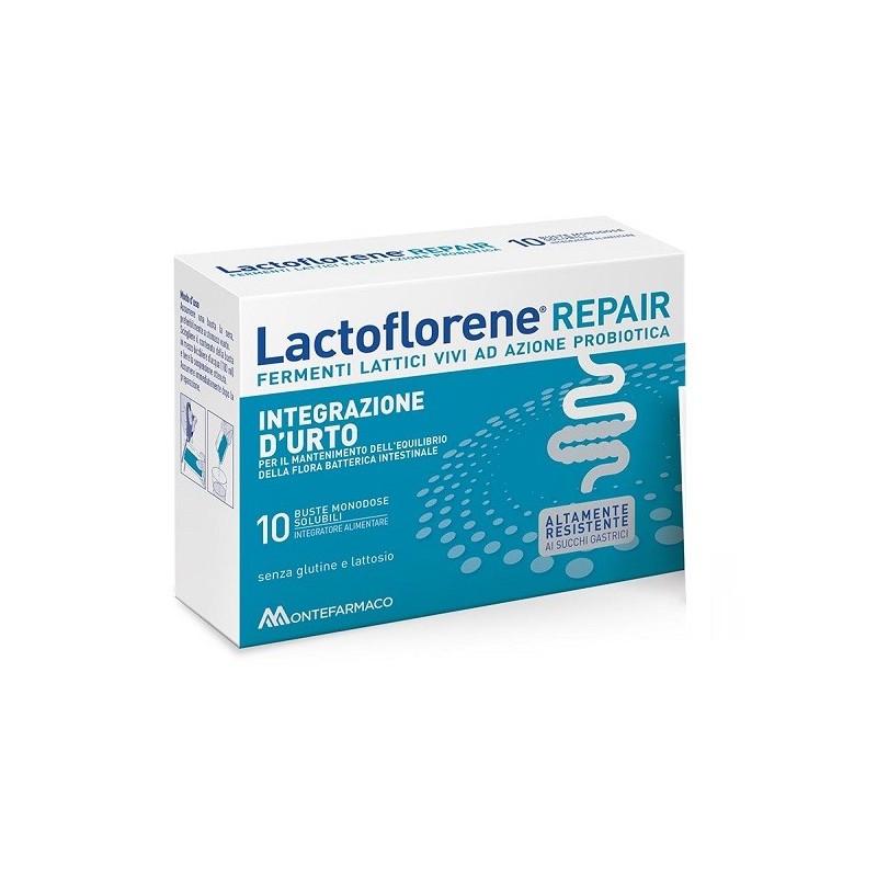 Lactoflorene Repair Fermenti Lattici Vivi 10 Bustine - Integratori di fermenti lattici - 981265414 - Lactoflorene - € 14,40